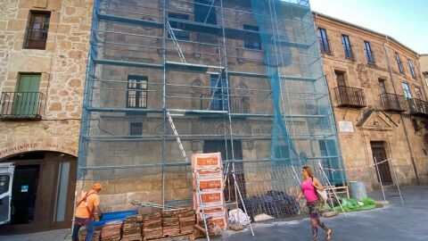Preparativos para las obras en la Casa de las Muertes
