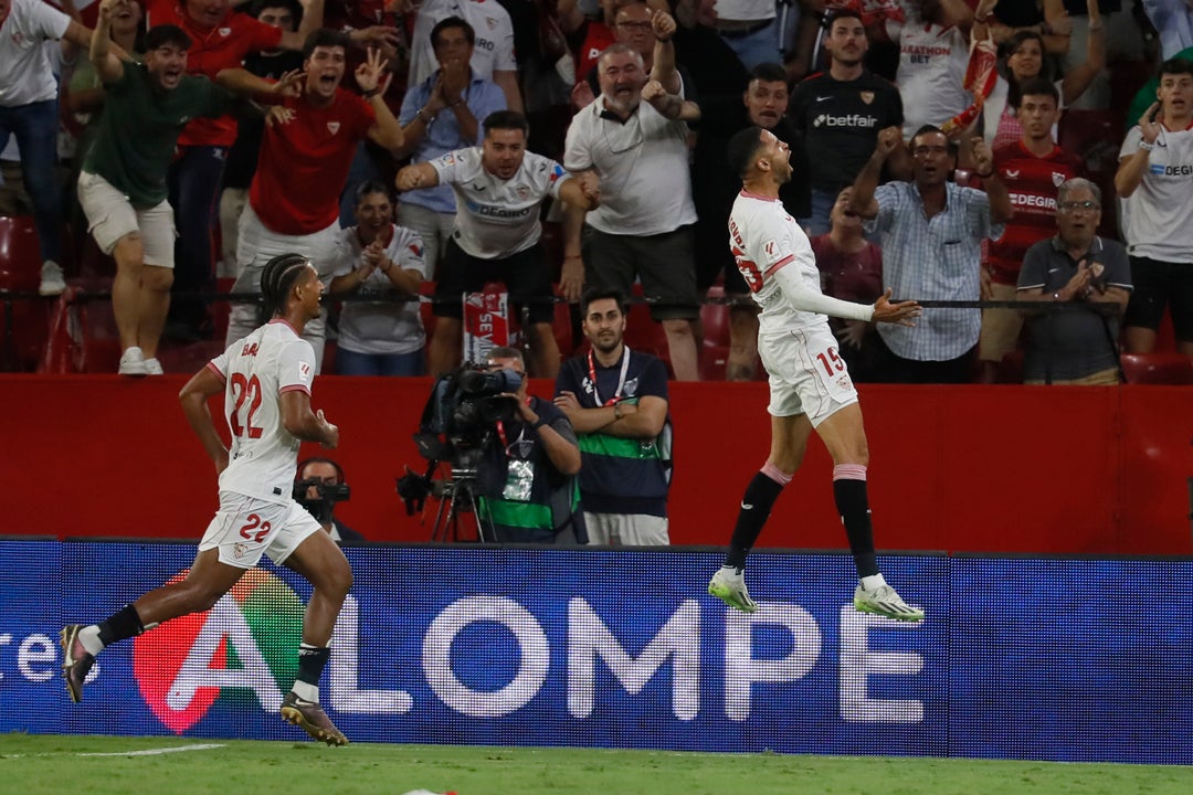 En-Nesyri salva un punto en la última jugada del partido En-Nesyri salva un punto en la última jugada del partido