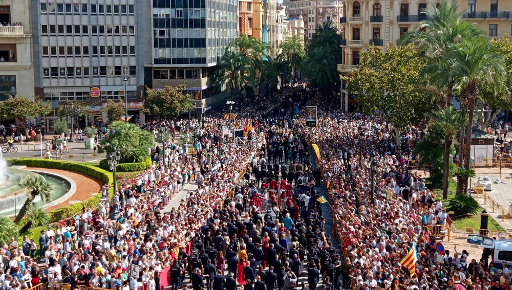La procesión ha recorrido las calles del centro de la ciudad