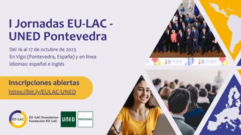 El 16 de octubre comienzan en Vigo las “I Jornadas EU-LAC - UNED Pontevedra” Conocemos su contenido y objetivos hablando con el director de la UNED Pontevedra, Víctor González, y con el director ejecutivo de la Fundación EU-LAC, Adrián Bonilla.