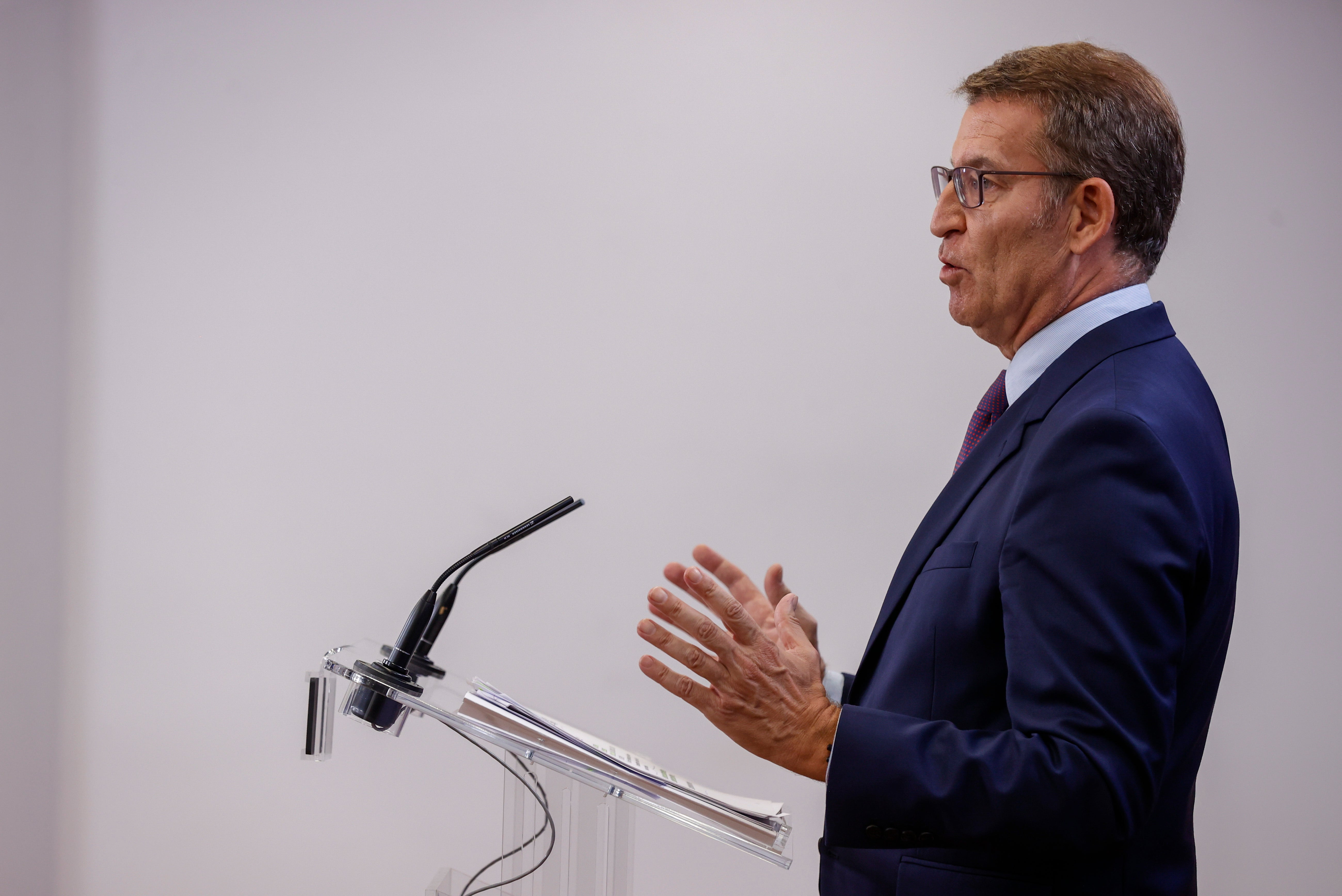 Feijóo cree que conceder la amnistía sería un "fraude electoral masivo" del PSOE Feijóo cree que conceder la amnistía sería un "fraude electoral masivo" del PSOE