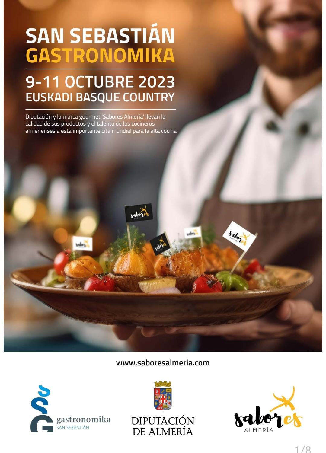 Cuatro chefs almerienses cocinarán para la Cena de Gala de la San Sebastián Gastronómika Cuatro chefs almerienses cocinarán para la Cena de Gala de la San Sebastián Gastronómika