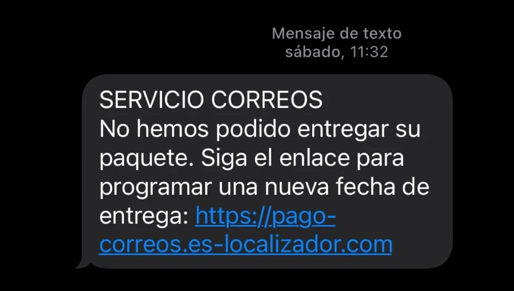 mensaje fraude correor