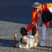 Negreira tropieza y cae al suelo a su llegada al Instituto de Medicina legal de Cataluña