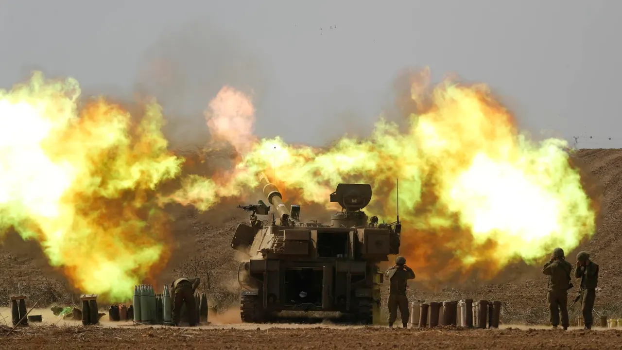 Imagen de un tanque israelí.