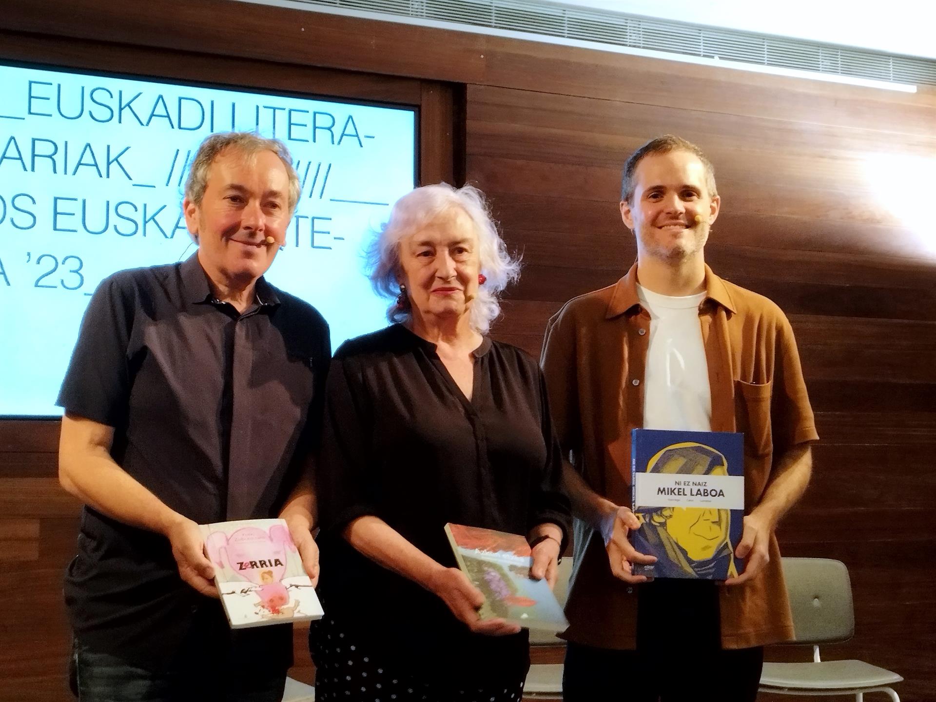 Tres guipuzcoanos se alzan con los Premios Euskadi de Literatura Tres guipuzcoanos se alzan con los Premios Euskadi de Literatura