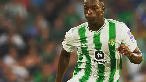 Luiz Henrique controla el balón en un partido con el Betis. Luiz Henrique controla el balón en un partido con el Betis.