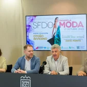 Presentación de la pasarela en el Ayuntamiento de San Fernando Presentación de la pasarela en el Ayuntamiento de San Fernando