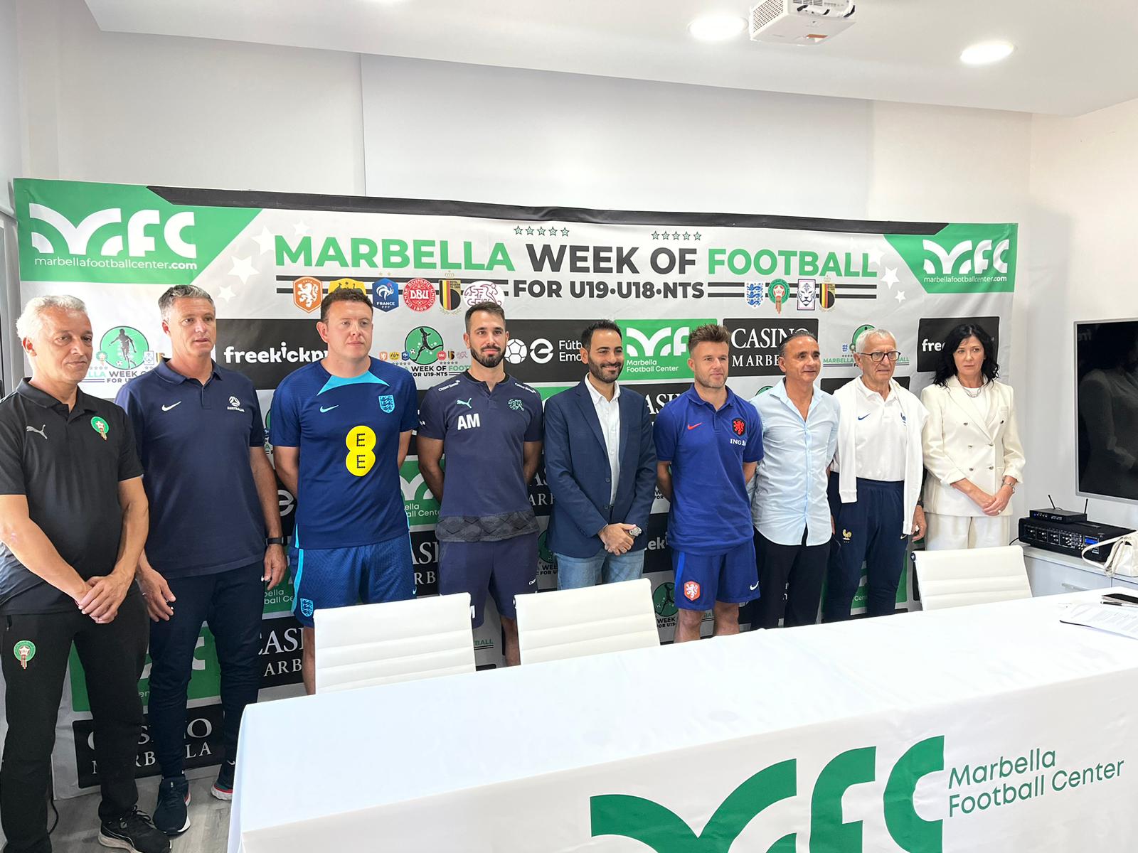 Comienza la 'Marbella Week of Football', en la que participan 10 selecciones sub-18 y sub-19. Comienza la 'Marbella Week of Football', en la que participan 10 selecciones sub-18 y sub-19.