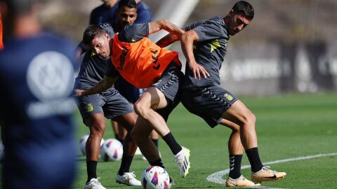 La UD Las Palmas prepara su pr&oacute;ximo encuentro contra el Rayo