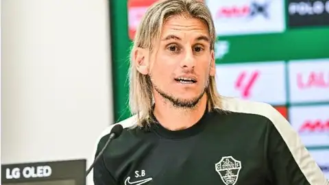 Sebastián Beccacece, entrenador del Elche Sebastián Beccacece, entrenador del Elche