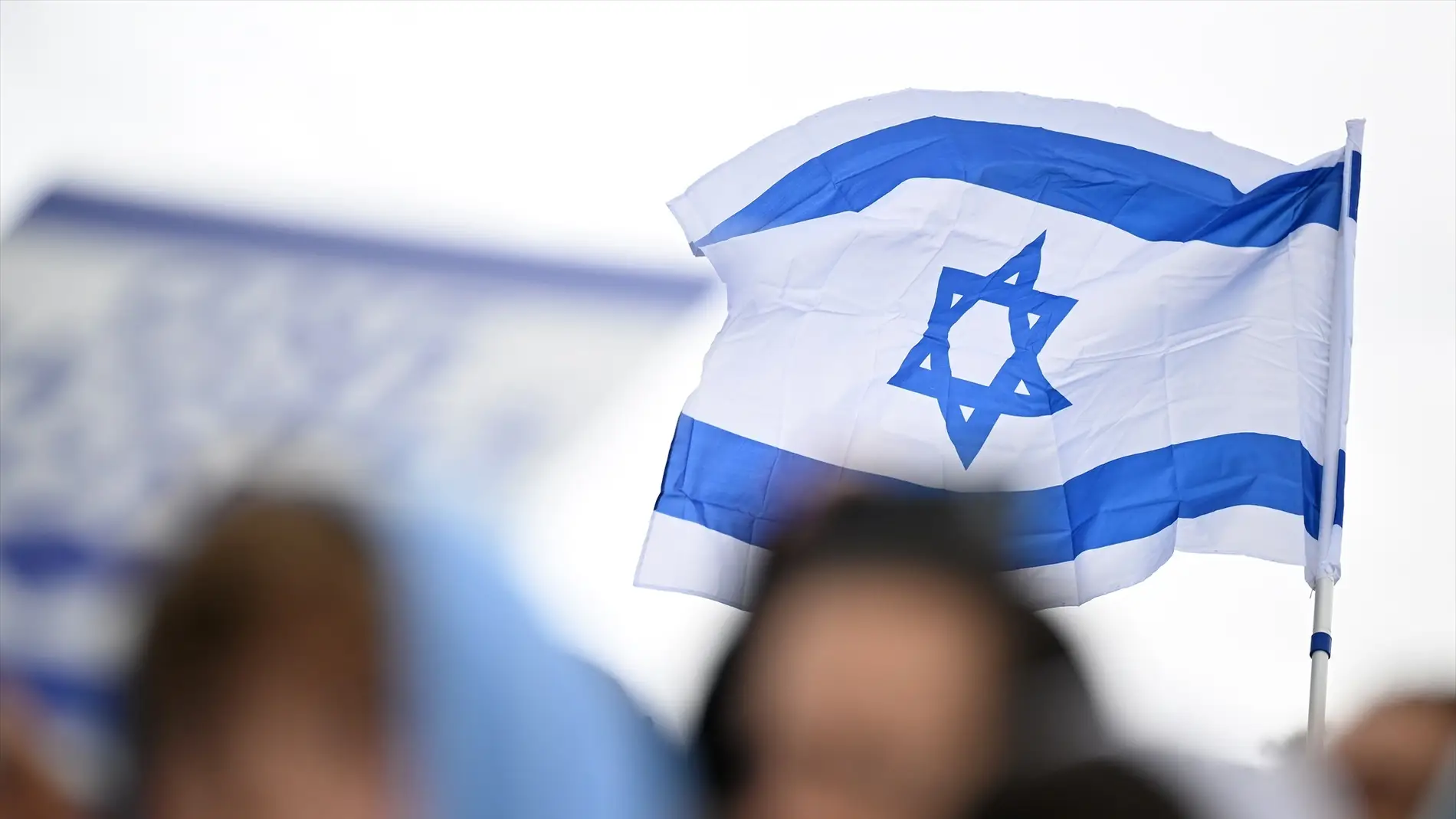 Imagen de archivo de una bandera de Israel.