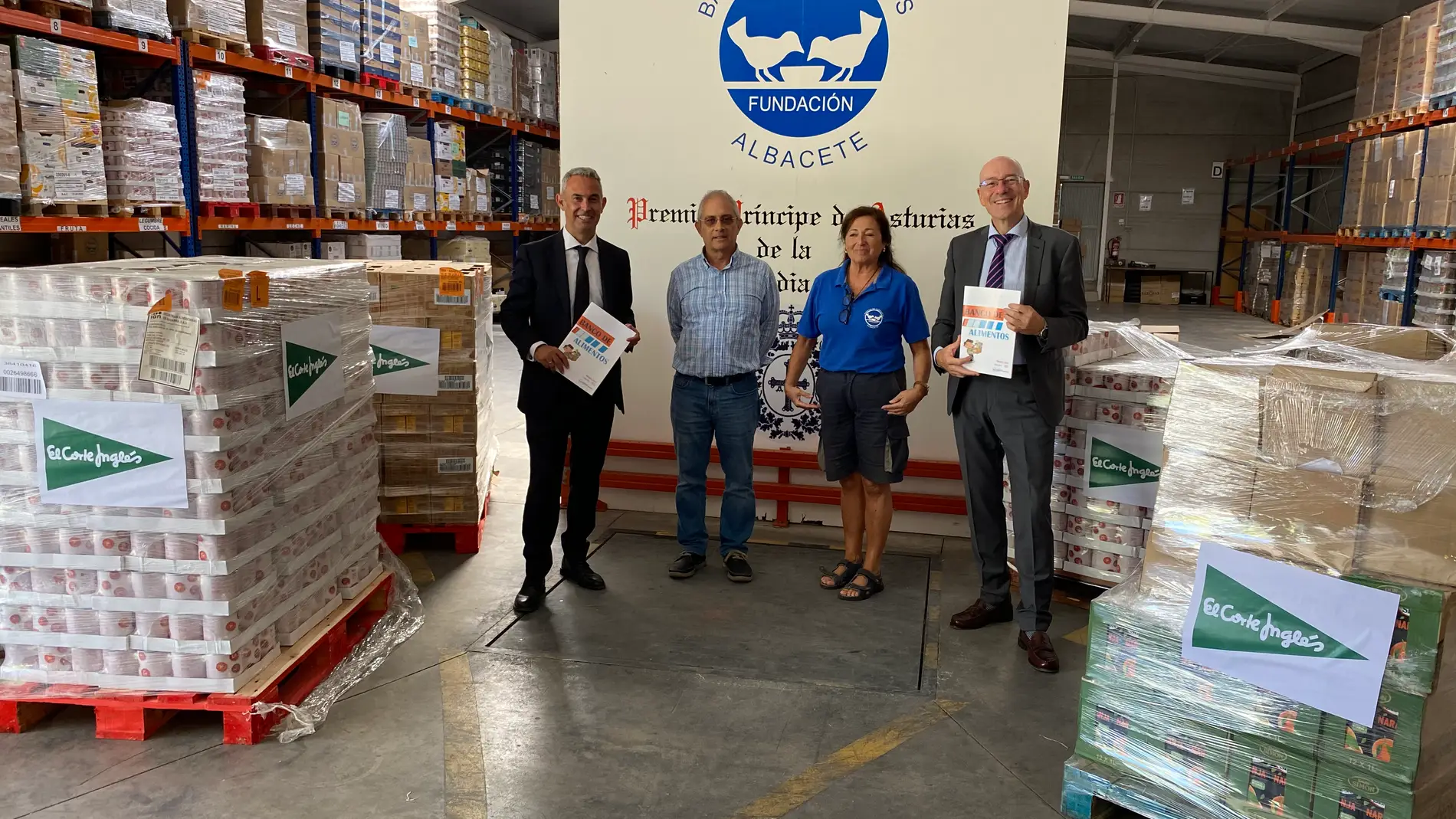 El Corte Inglés dona al Banco de Alimentos de Albacete 20 Toneladas de alimentos entre Enero y Octubre de 2023