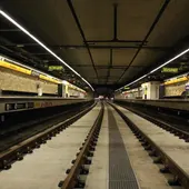 Via del metro de Barcelona Via del metro de Barcelona
