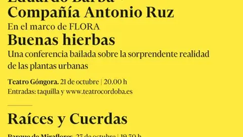 Flores y danza en el teatro Góngora Flores y danza en el teatro Góngora