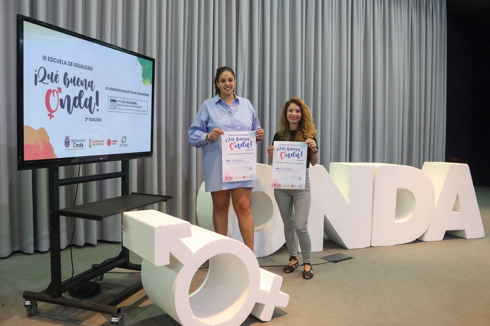 Onda presenta la tercera edición de la Escuela de Igualdad que se celebrará el 3 y 4 de noviembre Onda presenta la tercera edición de la Escuela de Igualdad que se celebrará el 3 y 4 de noviembre