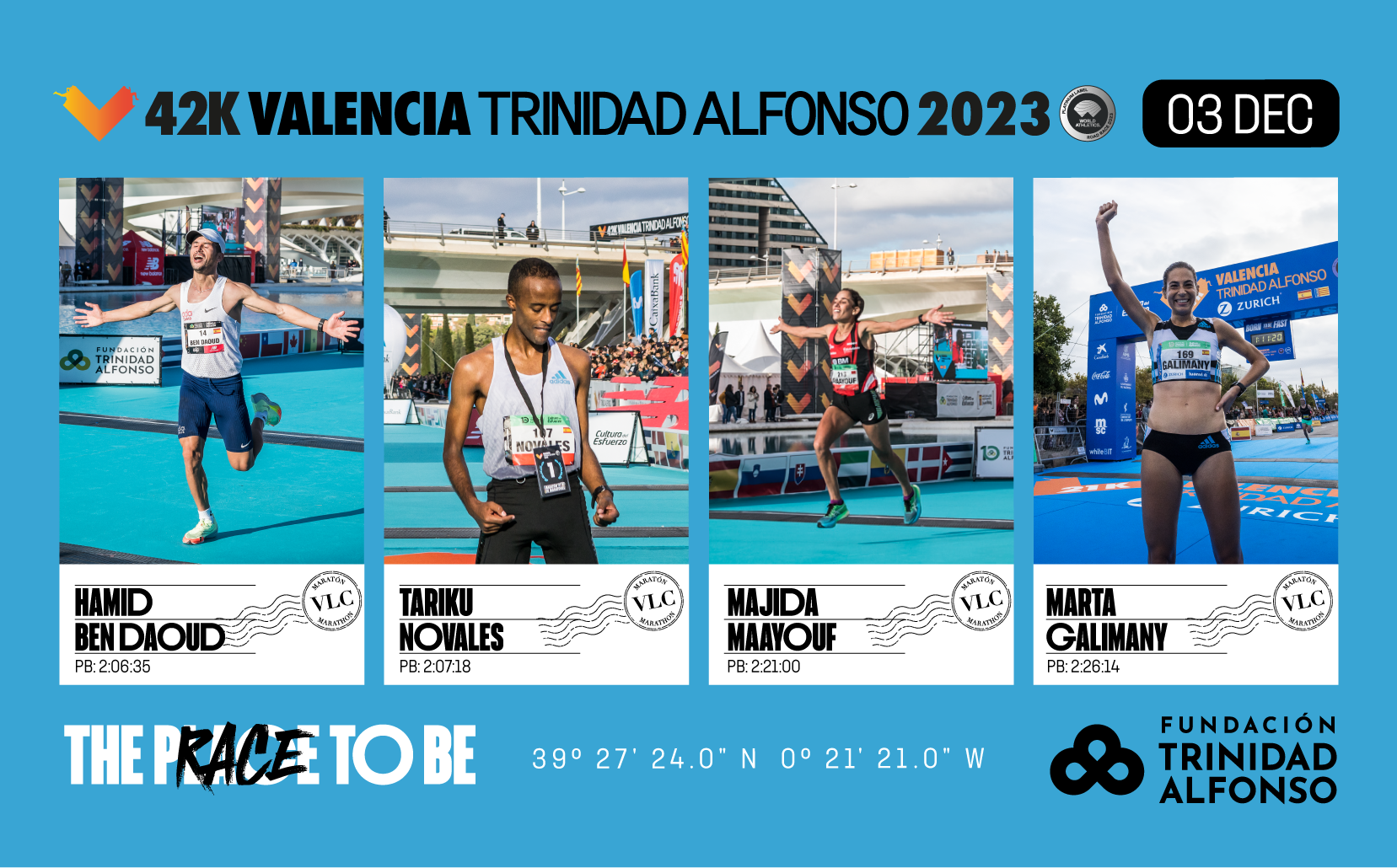 Esta será la participación española en el medio Medio Maratón Valencia y Maratón Valencia 2023 Esta será la participación española en el medio Medio Maratón Valencia y Maratón Valencia 2023