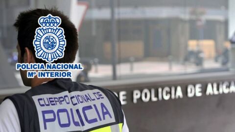 Un agente de la Policía Nacional de Alicante 