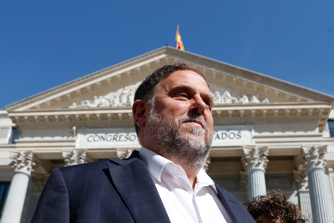 Junqueras pide la amnistía para negociar "en igualdad de condiciones" la autodeterminación Junqueras pide la amnistía para negociar "en igualdad de condiciones" la autodeterminación