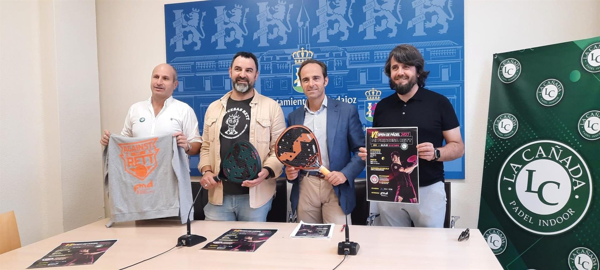 Un open de pádel recaudará fondos este fin de semana en Badajoz a favor de la Asociación Mi Princesa Rett Un open de pádel recaudará fondos este fin de semana en Badajoz a favor de la Asociación Mi Princesa Rett