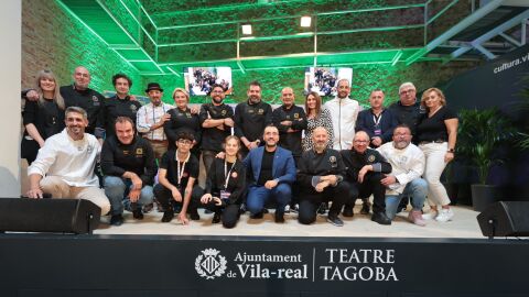 Cocina en directo en el teatro Tagoba de Vila-real. 