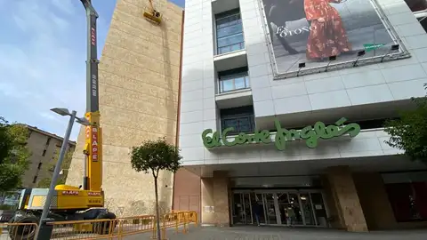 Fachada de El Corte Inglés de Salamanca este 16 de octubre de 2023 Fachada de El Corte Inglés de Salamanca este 16 de octubre de 2023