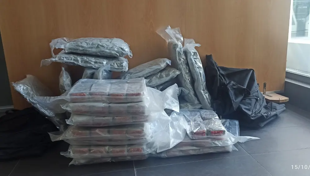 La droga incautada por la Policía Local de Alicante La droga incautada por la Policía Local de Alicante