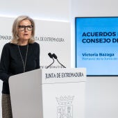 Victoria Bazaga portavoz de la Junta de Extremadura