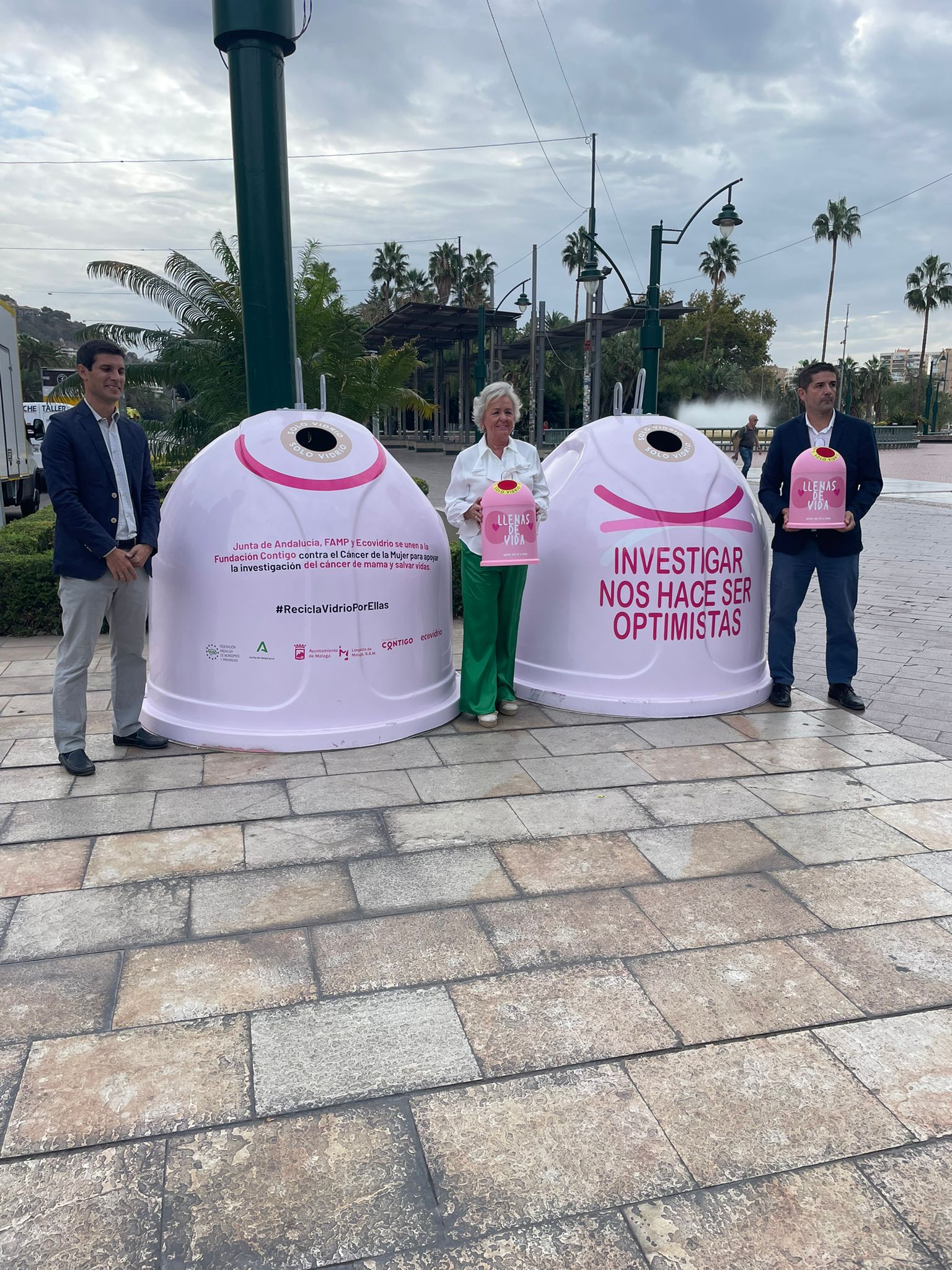 "Recicla vidrio por ellas" llega a Málaga "Recicla vidrio por ellas" llega a Málaga