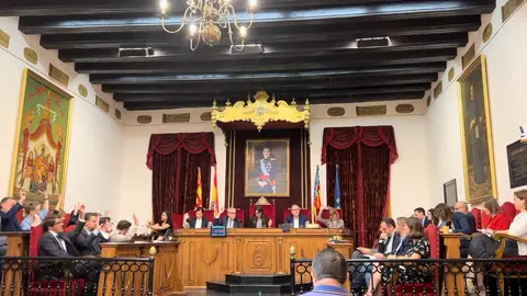 Pleno municipal del Ayuntamiento de Elche. Pleno municipal del Ayuntamiento de Elche.