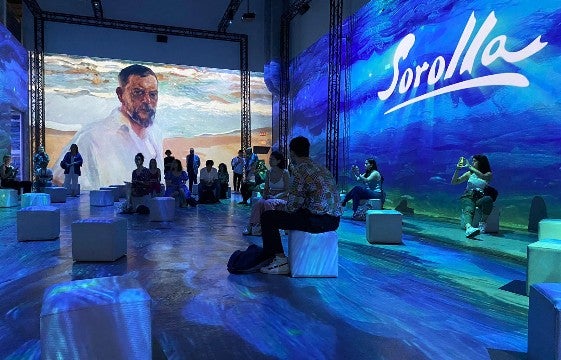 Más de 40.000 personas han visitado ya la exposición inmersiva de Sorolla en La Marina de Valencia Más de 40.000 personas han visitado ya la exposición inmersiva de Sorolla en La Marina de Valencia