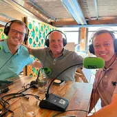 Pedro Ramírez, con Gabi Ramos y Álvaro del Río en el Asador Iñaki Pedro Ramírez, con Gabi Ramos y Álvaro del Río en el Asador Iñaki