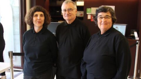 Olga Jim&eacute;nez, Albert Alb&agrave; i N&uacute;ria Benedicto