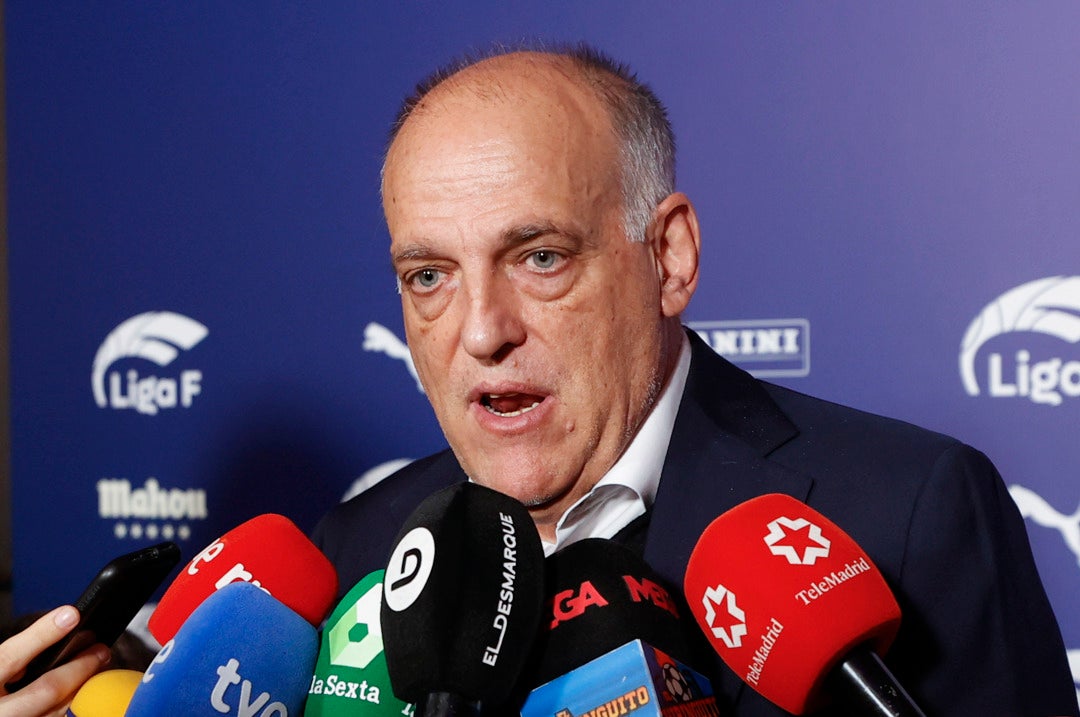 Tebas: "La relación con la RFEF ha mejorado" Tebas: "La relación con la RFEF ha mejorado"