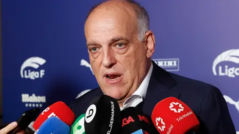 Tebas: "La relación con la RFEF ha mejorado" Tebas: "La relación con la RFEF ha mejorado"