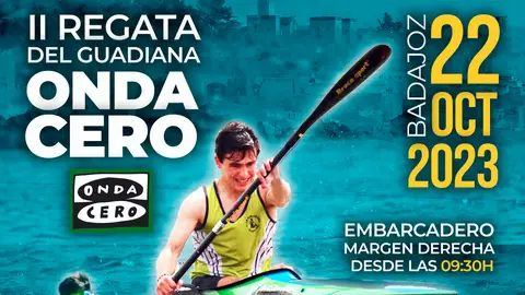 La Regata del Guadiana Onda Cero regresa este 2023 el día 22 de octubre al embarcadero de la margen derecha de Badajoz La Regata del Guadiana Onda Cero regresa este 2023 el día 22 de octubre al embarcadero de la margen derecha de Badajoz