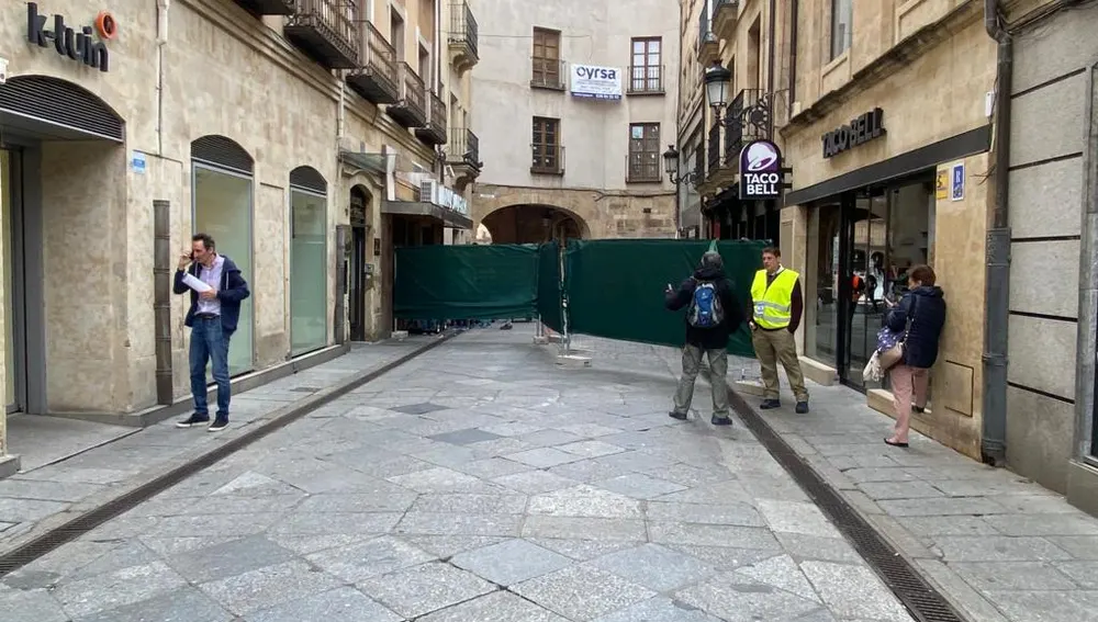 Ni los turistas podían entrar en el ágora Ni los turistas podían entrar en el ágora