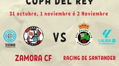 Zamora-Racing Santander Copa del Rey