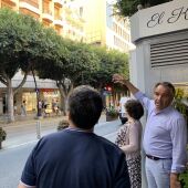 Los árboles objeto de poda en el Paseo de Almería