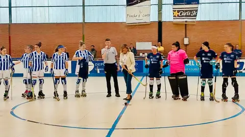 Estreno como local del Oviedo Roller femenino Estreno como local del Oviedo Roller femenino