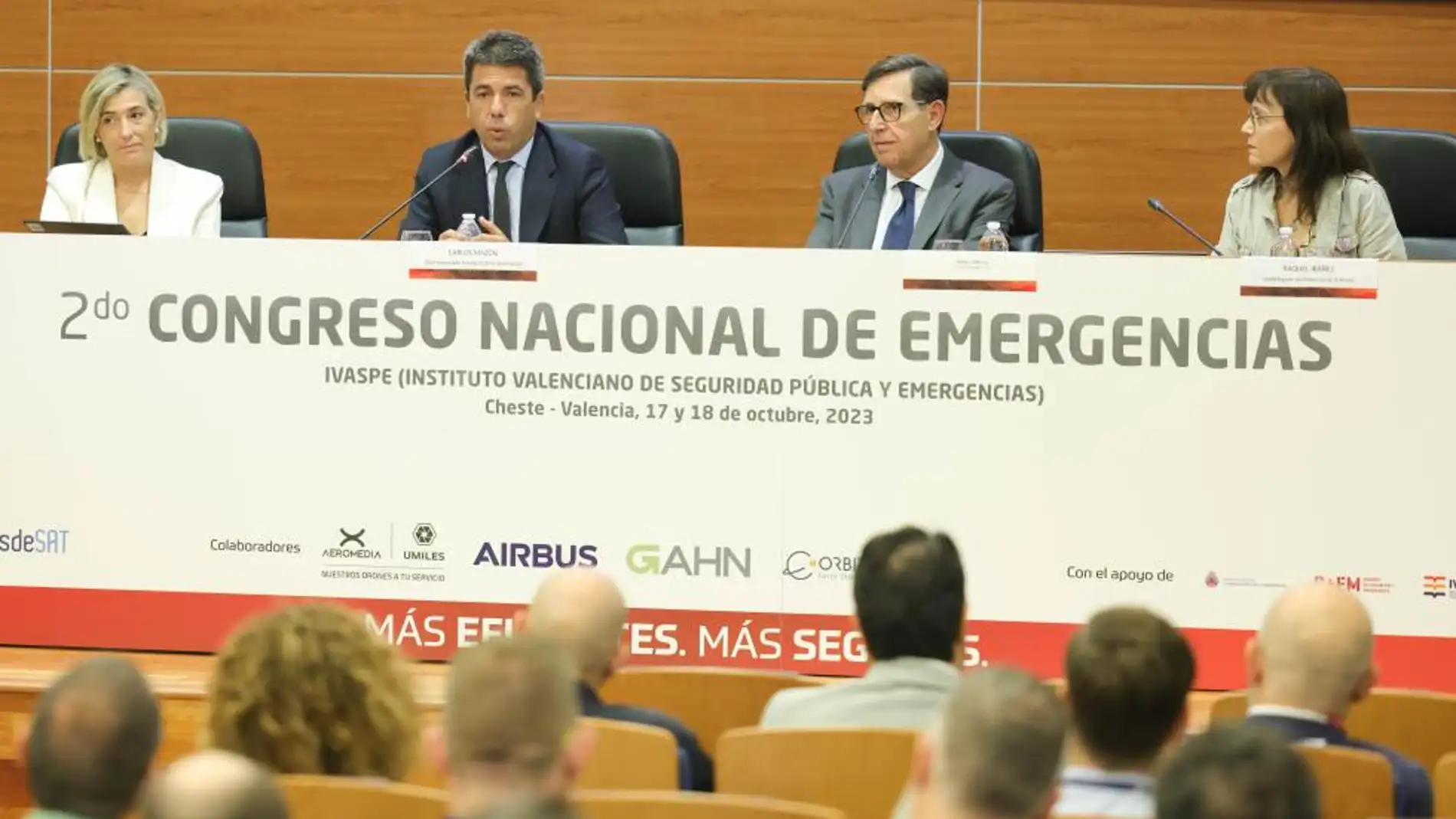 Mazón destaca el “nivel de madurez y eficacia” de las emergencias en España