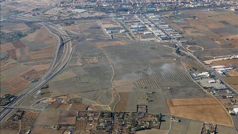 Zona donde se ubicará el Polígono SEPES de Ciudad Real