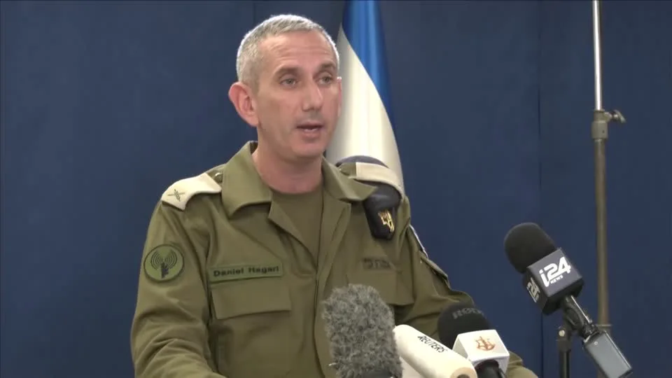 Portavoz de las Fuerzas Armadas israel&iacute;es, Daniel Hagari