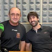 Josep Màñez y Jorge Jodar, del Bàsquet Morvedre
