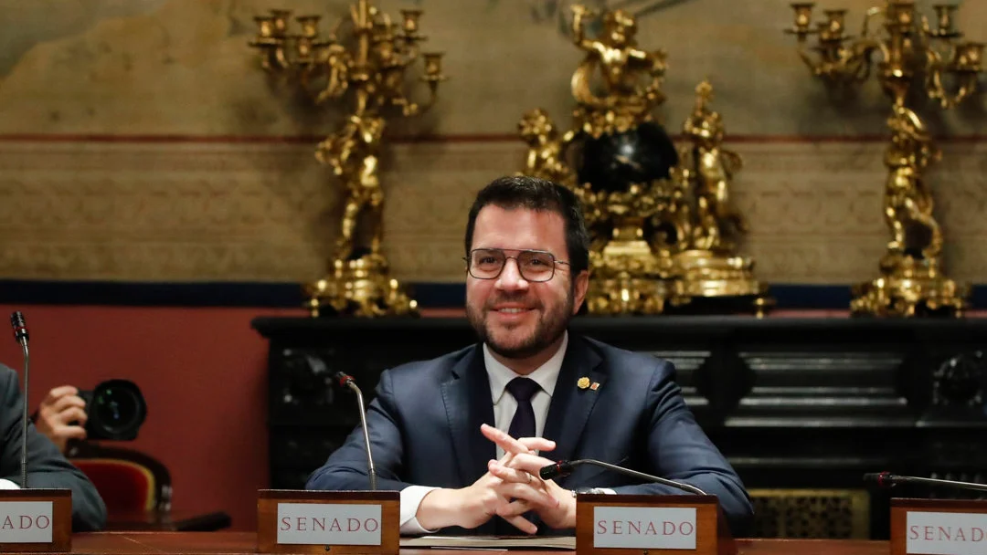Pere Aragon&eacute;s, en el Senado/ EFE/Juan Carlos Hidalgo
