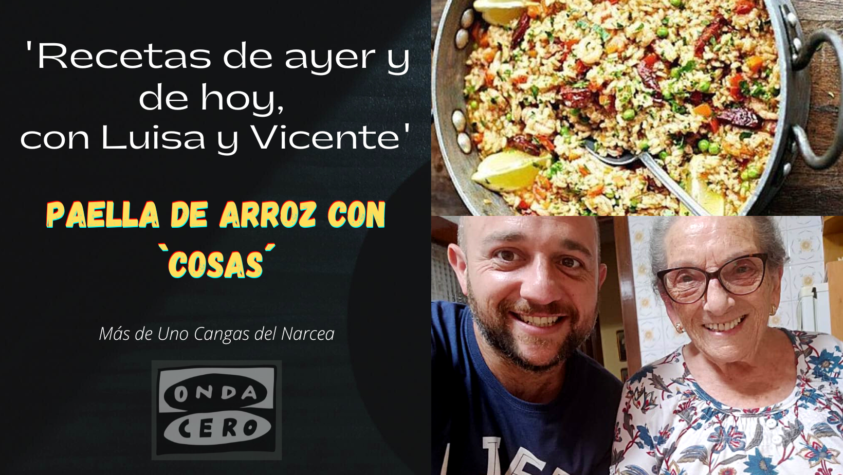 Paella de arroz con cosas Paella de arroz con cosas