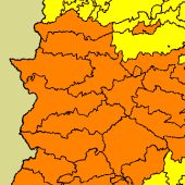 Toda Extremadura permanecerá este jueves en Alerta Naranja por intensas lluvias y fuertes rachas de viento