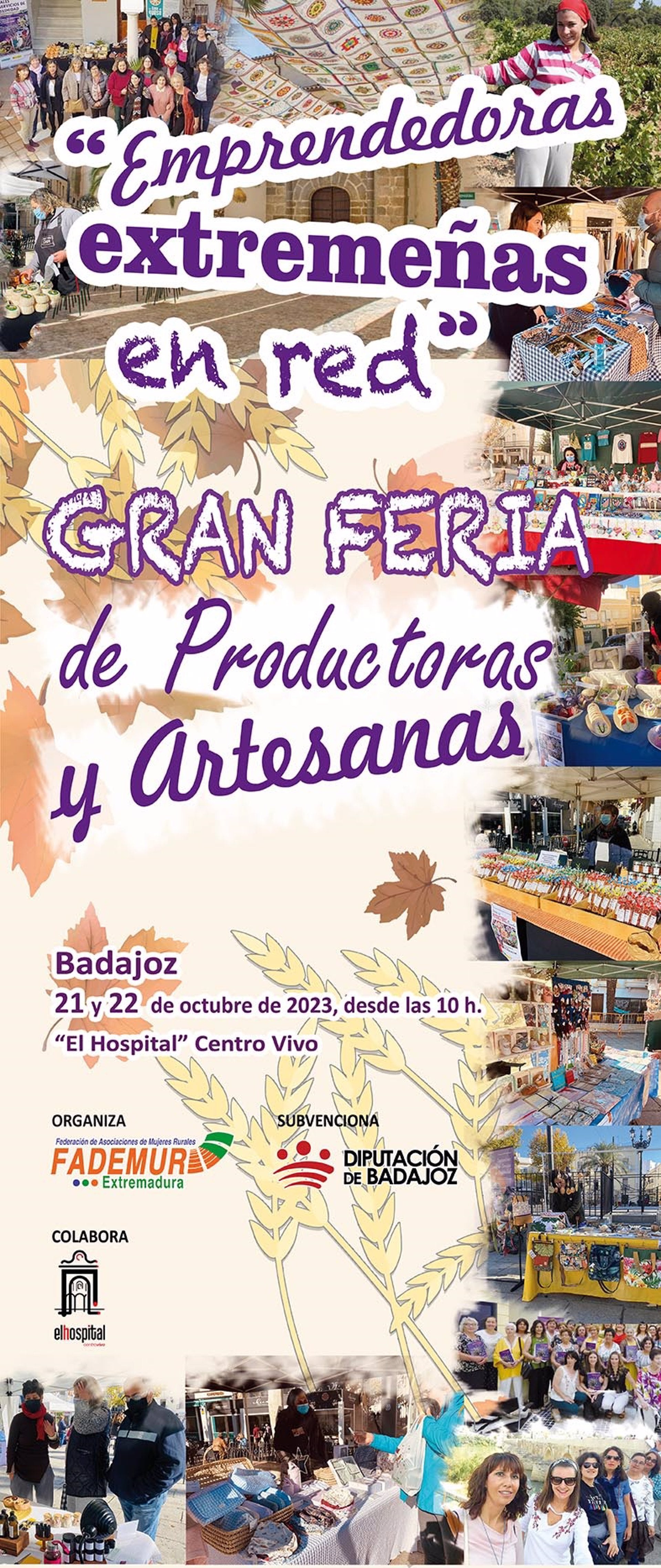 Fademur celebra este fin de semana en Badajoz una feria de emprendedoras rurales Fademur celebra este fin de semana en Badajoz una feria de emprendedoras rurales