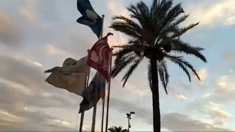 La playa de El Postiguet de Alicante 