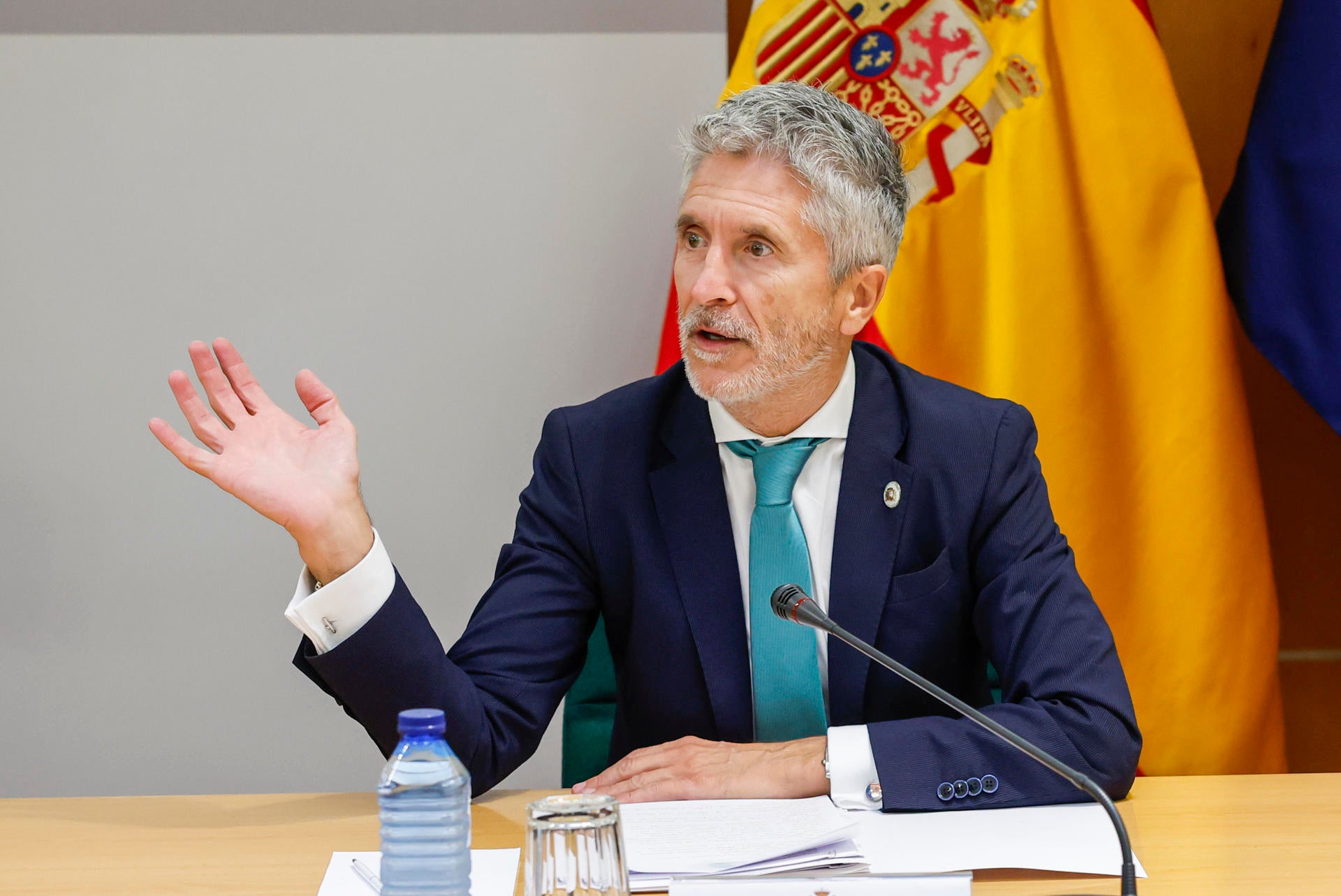 Marlaska se reúne con varios sindicatos de Policía tras sus críticas por la cesión migratoria a Cataluña Marlaska se reúne con varios sindicatos de Policía tras sus críticas por la cesión migratoria a Cataluña